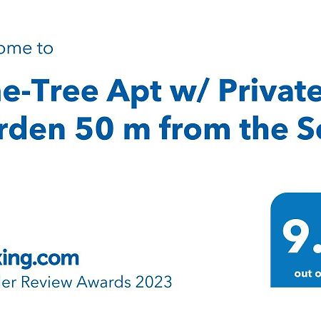 Pine-Tree Apt W/ Private Garden 50 M From The Sea Golem  Esterno foto