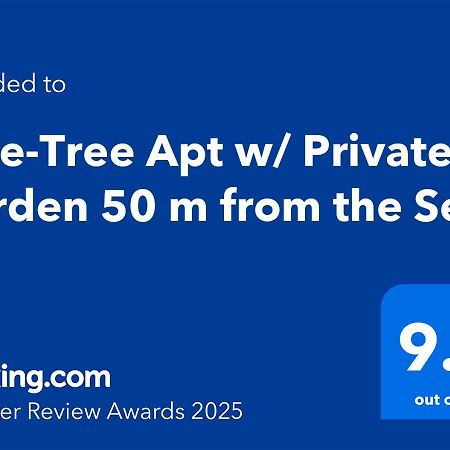 Pine-Tree Apt W/ Private Garden 50 M From The Sea Golem  Esterno foto
