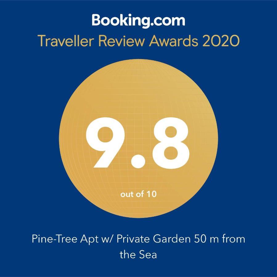 Pine-Tree Apt W/ Private Garden 50 M From The Sea Golem  Esterno foto